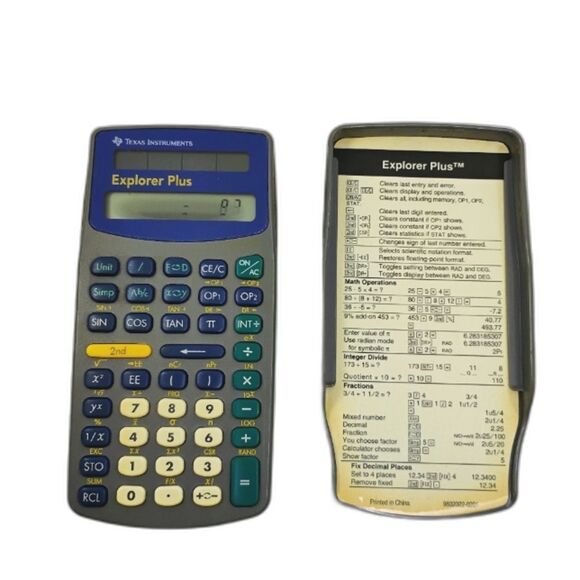 Texas Instruments Calculator Needs work for parts - Picture 1 of 13
